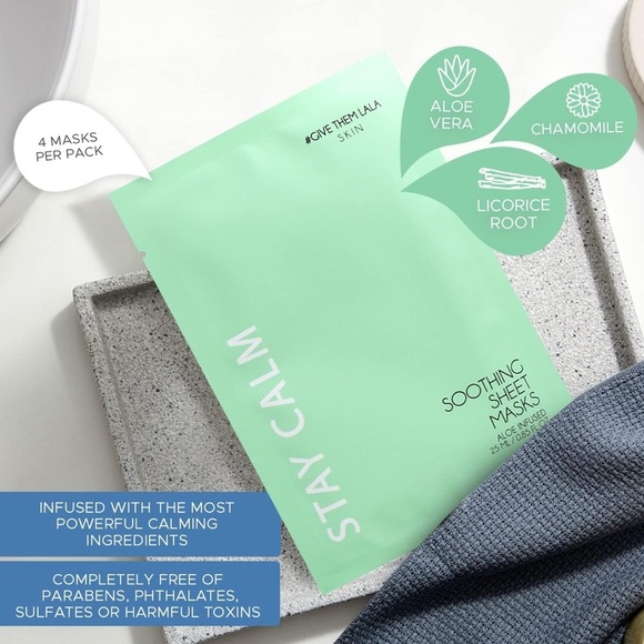 Stay Calm Soothing Sheet Masks by Give Them Lala Skin - Picture 5 of 7